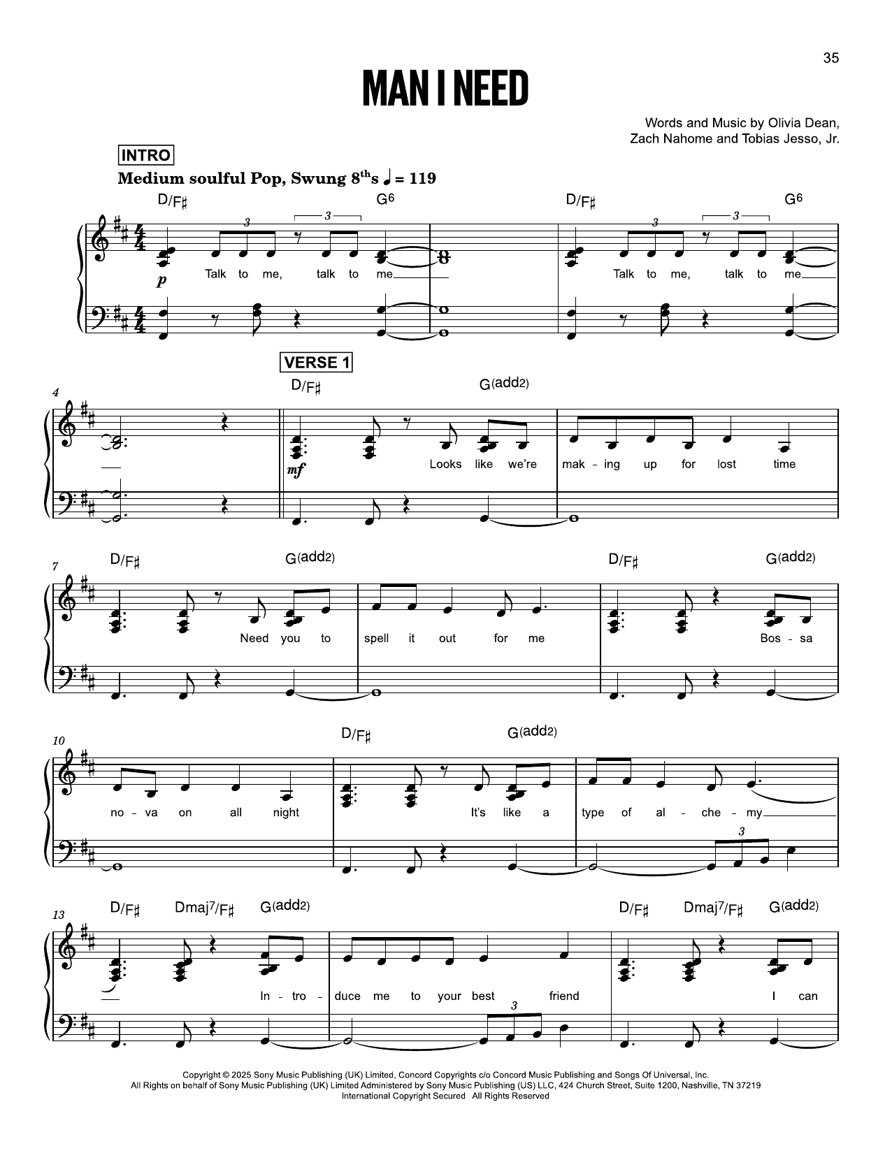 Produktgalerie: Seite 1 von 1 Man I Need, Olivia Dean