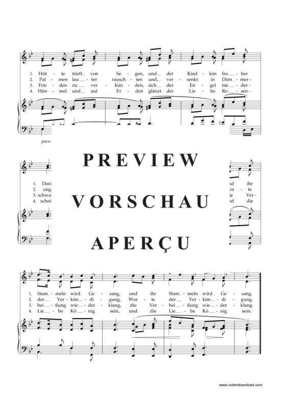 Product gallery: Page 3 of 3 Christnacht , , Piano and Voice