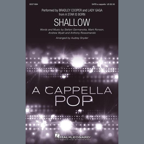 cover: Shallow (from A Star Is Born) (arr. Audrey Snyder), Lady Gaga & Bradley Cooper, Chor