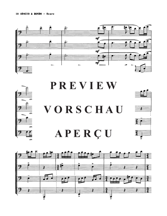 Product gallery: Page 12 of 21 Adagio and Rondo , , (Tuba Quartett EETT)
