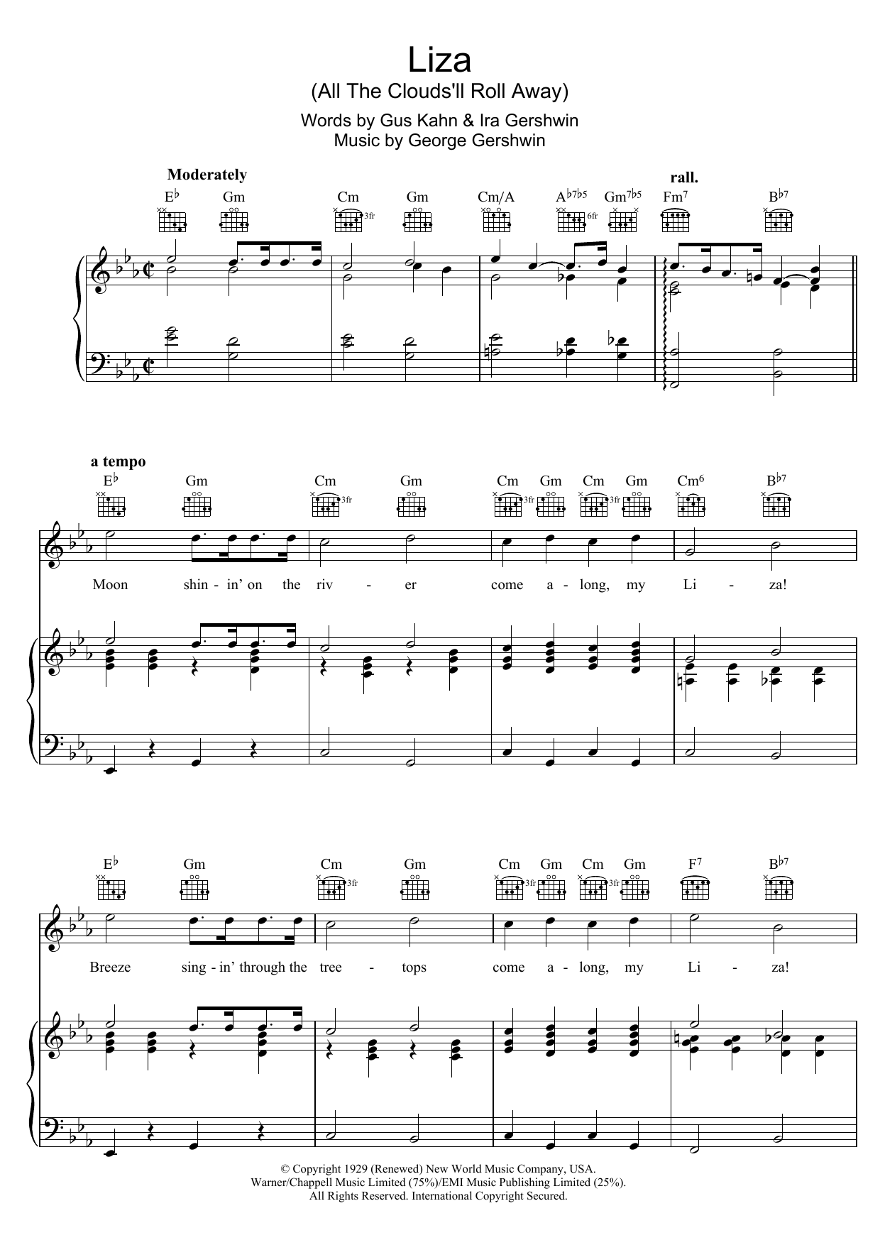 Produktbild zu: Liza (All The Clouds'll Roll Away)