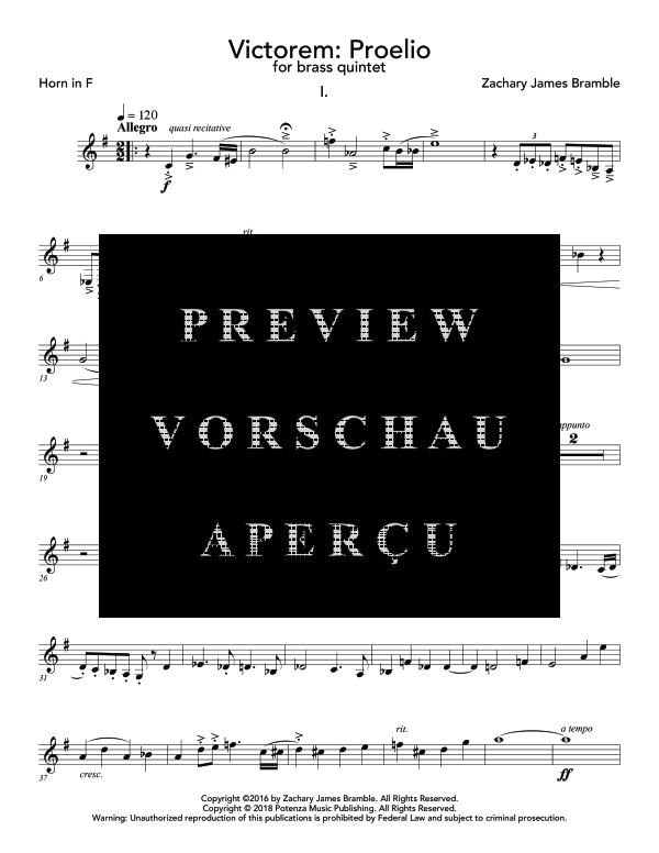 Produktgalerie: Seite 11 von 11 Victorem, , (Blechbläser Quintett)