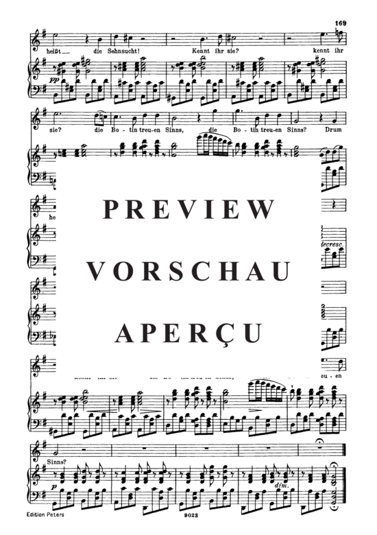 Product gallery: Page 5 of 5 Die Taubenpost D.957-14 (Schwanengesang), , High Voice and Piano