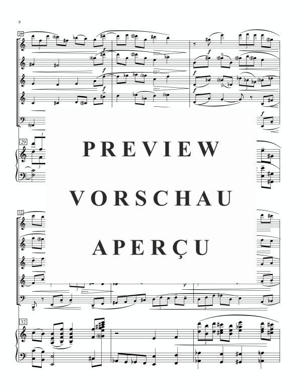 Produktgalerie: Seite 10 von 11 Sextet, , (Holzbläser Quintett und Klavier)