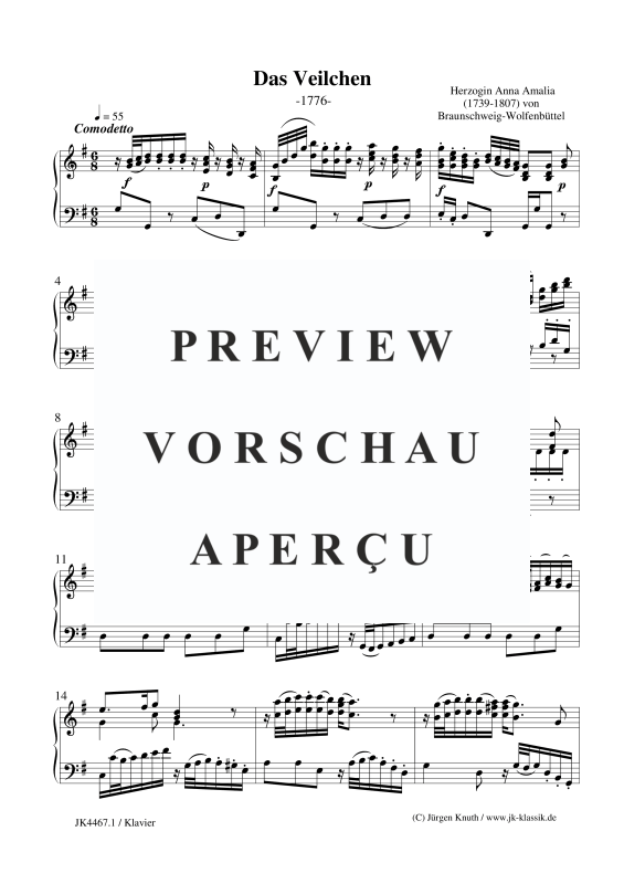 Produktgalerie: Seite 8 von 11 Das Veilchen, , Gesang hoch und Klavier