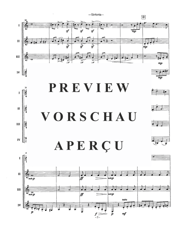 Product gallery: Page 6 of 11 Sinfonia, , Horn Quartet