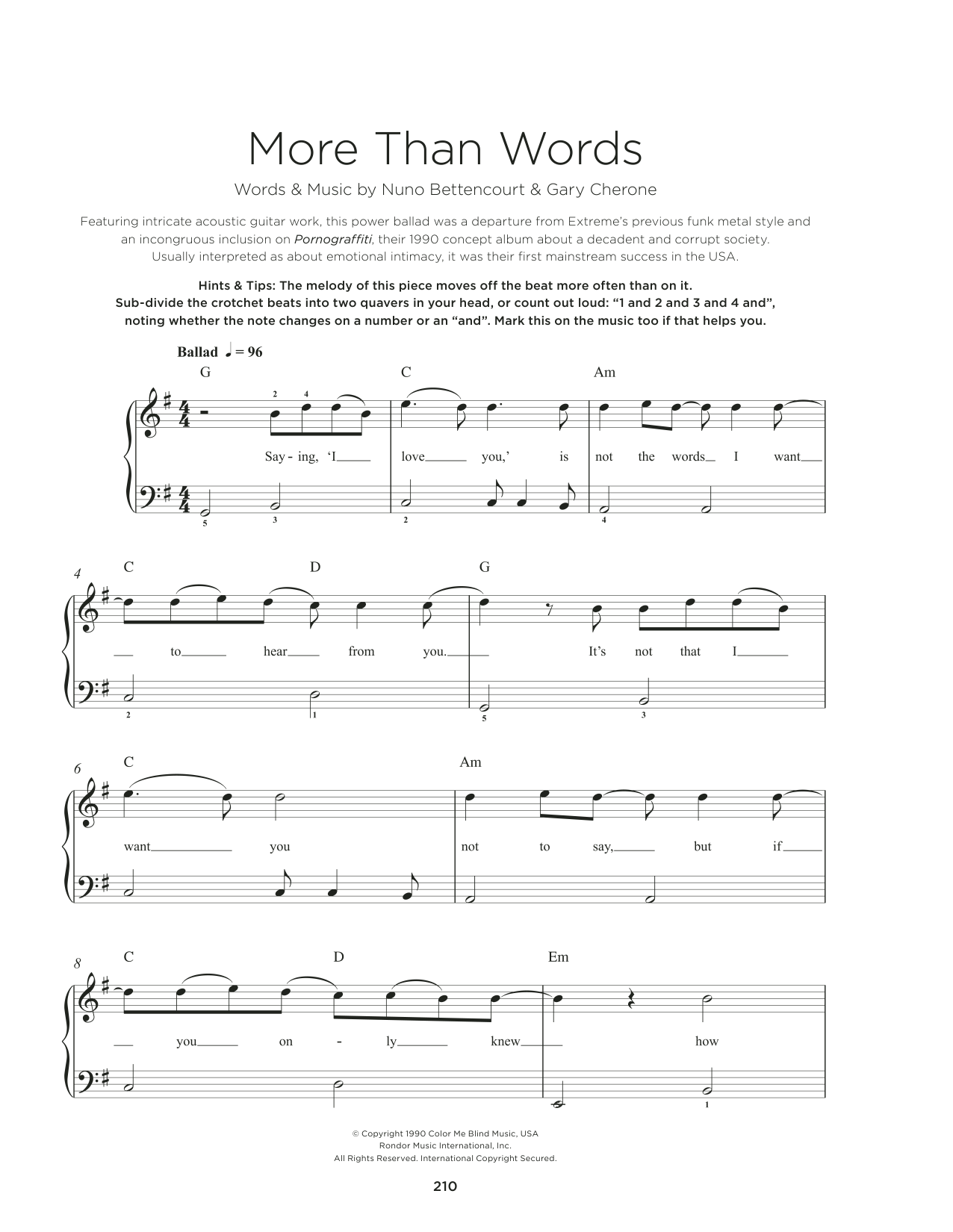 Produktbild zu:  More Than Words - Extreme