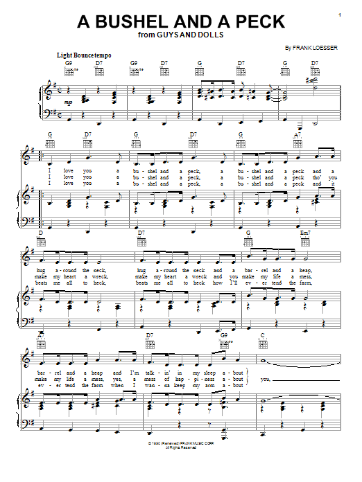 Produktbild zu: A Bushel And A Peck