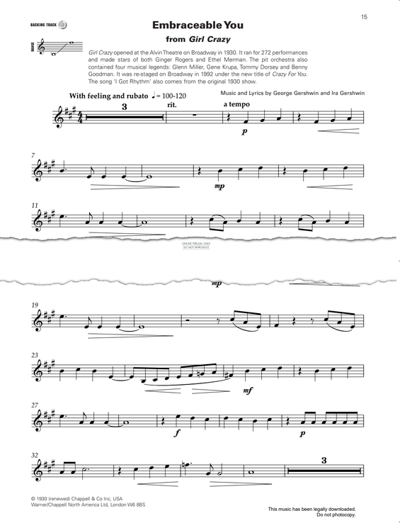 Product gallery: Page 1 of 1 Embraceable You, George Gershwin