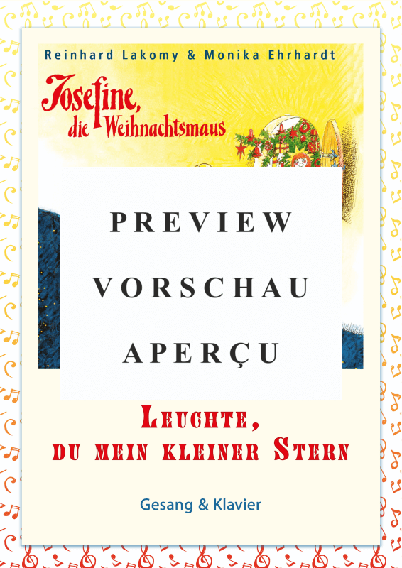 Produktgalerie: Seite 2 von 8 Leuchte, du mein kleiner Stern, , Gesang und Klavier