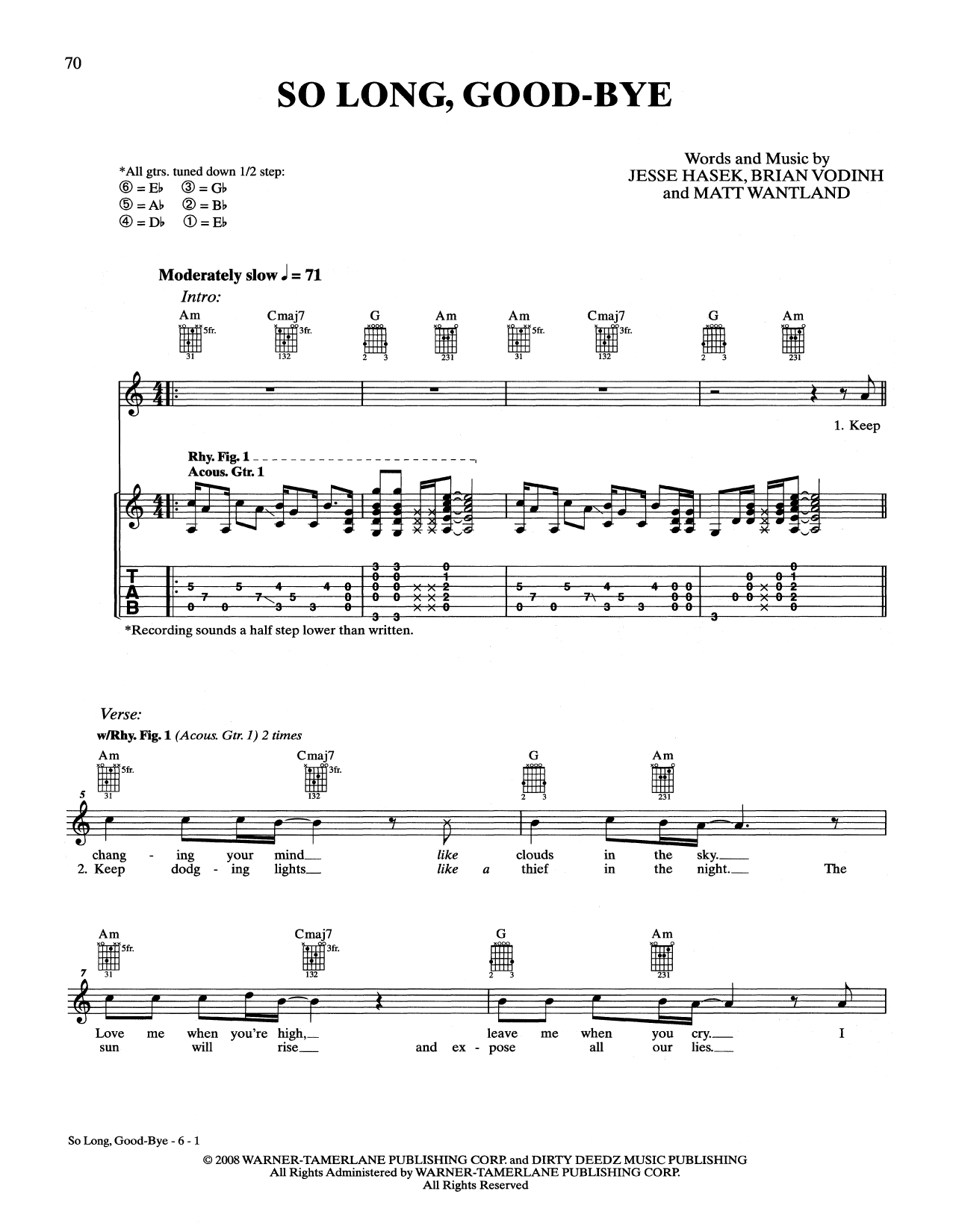 Produktbild zu: So Long, Good-Bye
