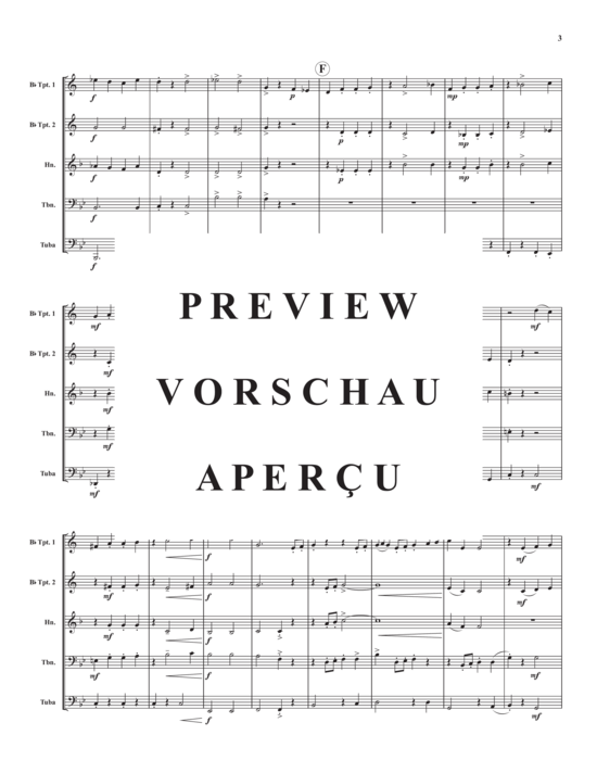 Product gallery: Page 5 of 16 Guest of Honor , , (Brass Quintet)