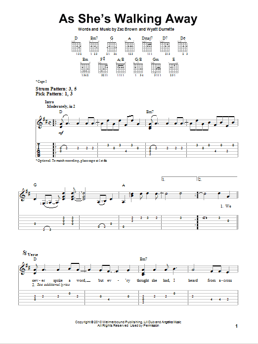 Produktbild zu: As She's Walking Away