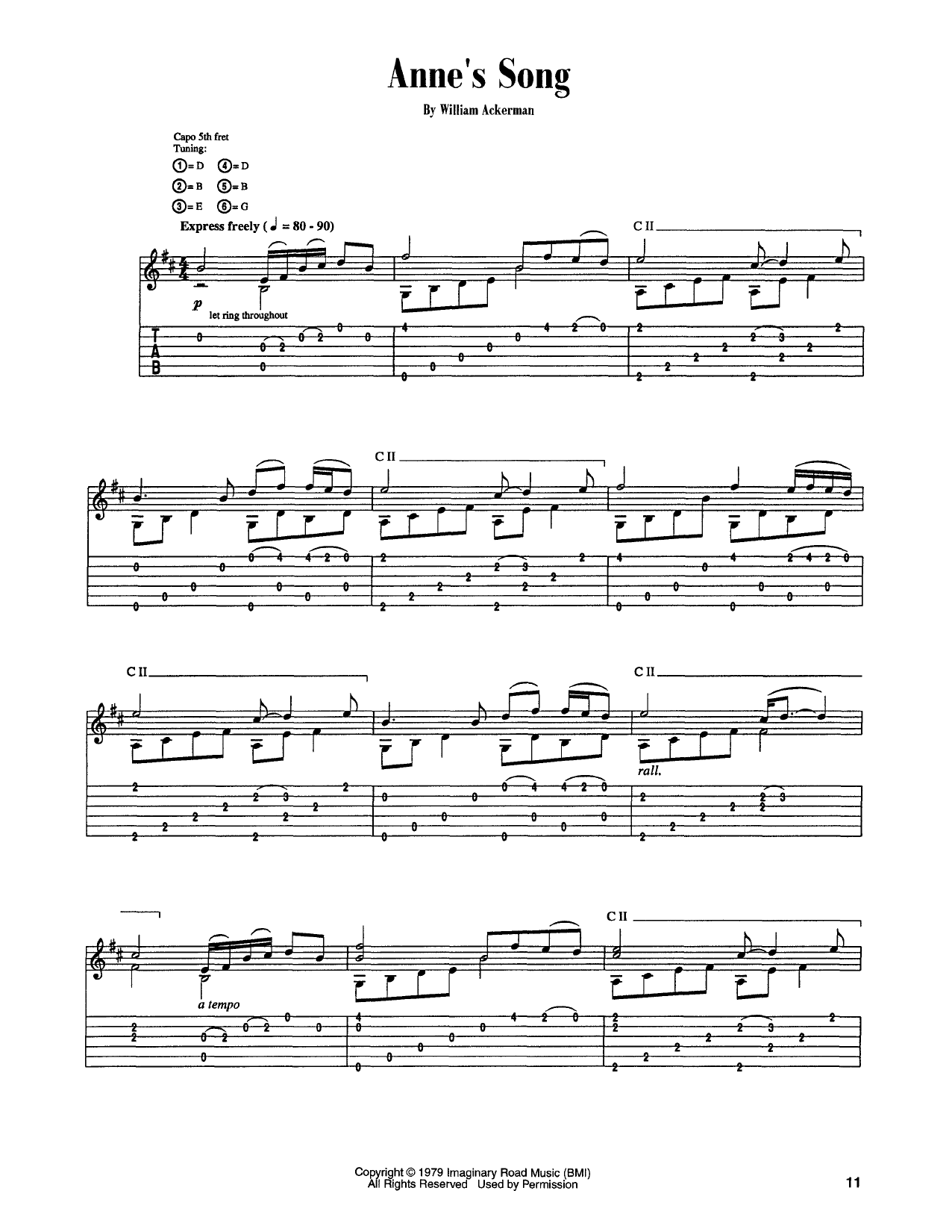 Product gallery: Page 1 of 1 Anne's Song, Will Ackerman