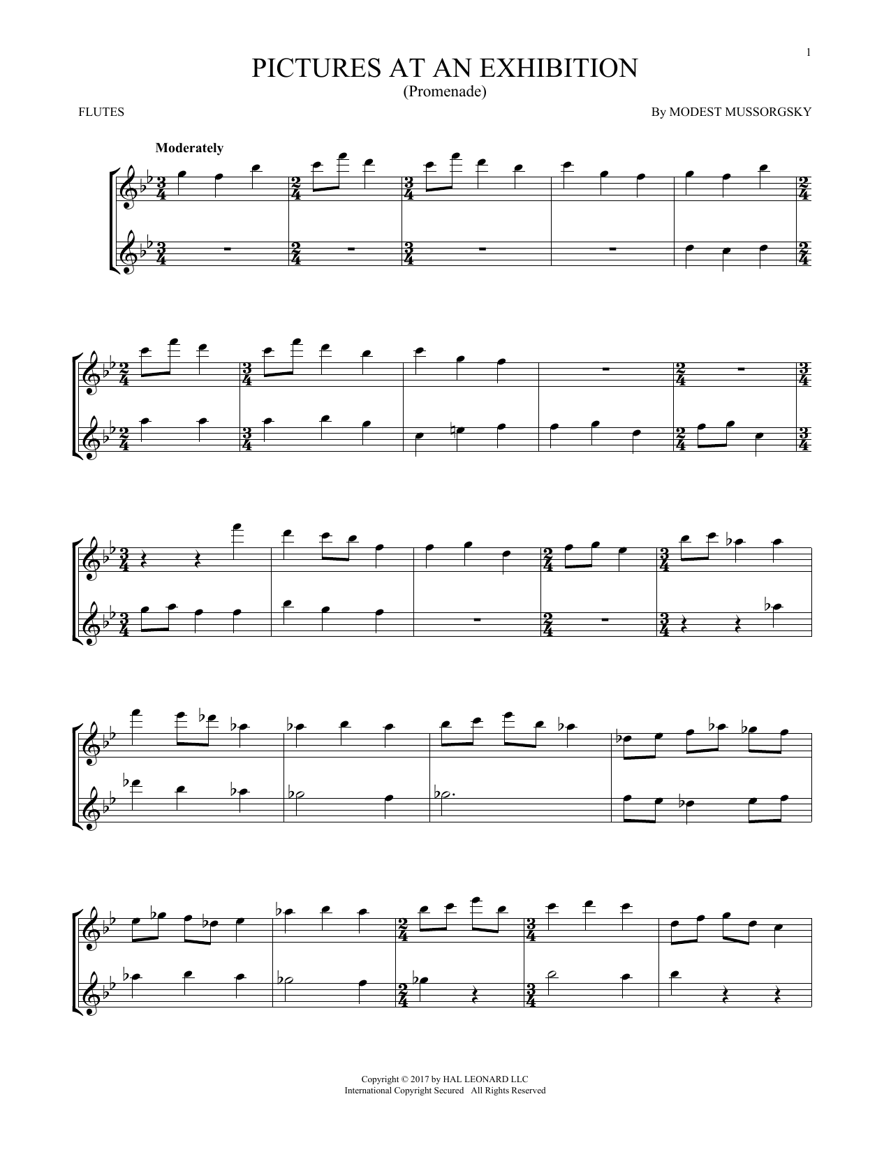 Product gallery: Page 1 of 1 Pictures At An Exhibition, Modest Mussorgsky