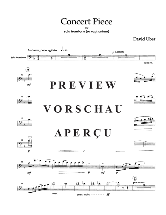 Produktgalerie: Seite 16 von 18 Concert Piece , , (Euphonium/Posaune + Klavier)