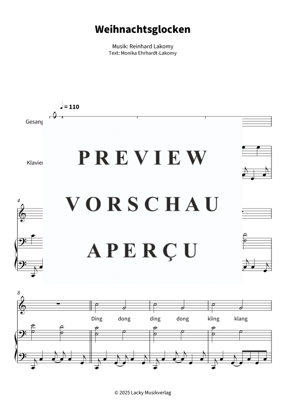 Produktgalerie: Seite 5 von 7 Weihnachtsglocken, , Gesang und Klavier
