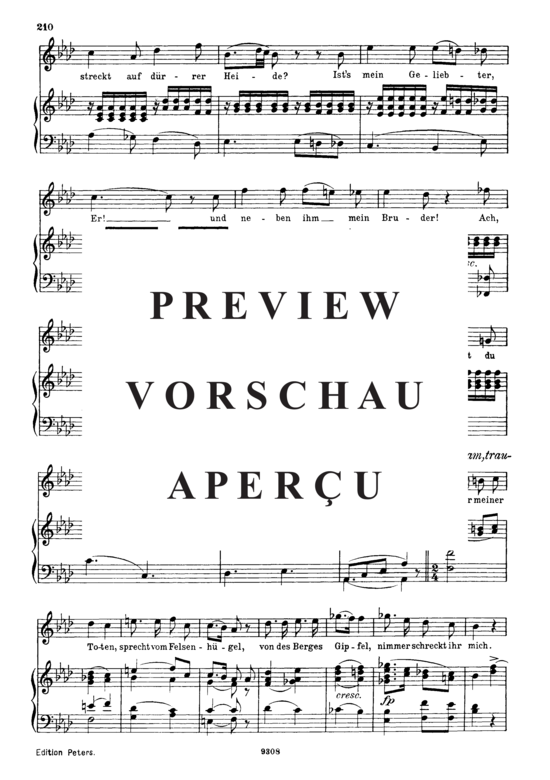 gallery: Kolmas Klage D.217 , , (Gesang hoch + Klavier)