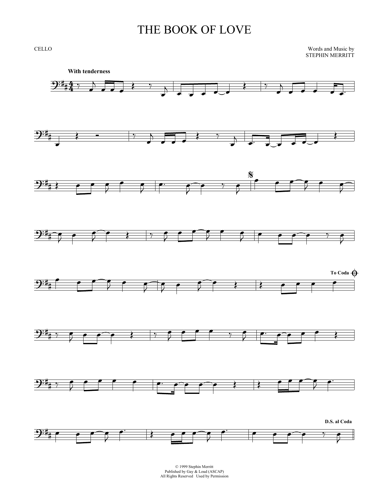 Produktgalerie: Seite 1 von 1 The Book Of Love, The Magnetic Fields, Violoncello