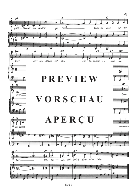 Product gallery: Page 14 of 21 Eine Welt ohne dich , , Piano and Voice