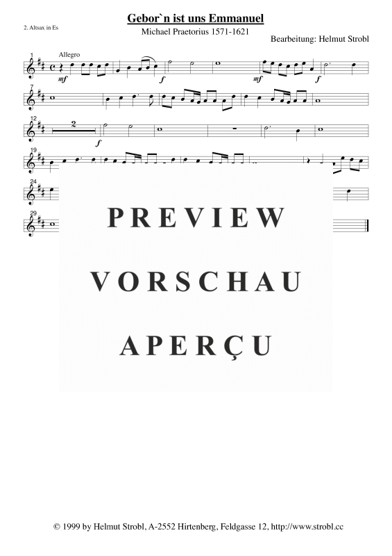 gallery: Geborn ist uns Emmanuel, , Saxophonquintett AATTB