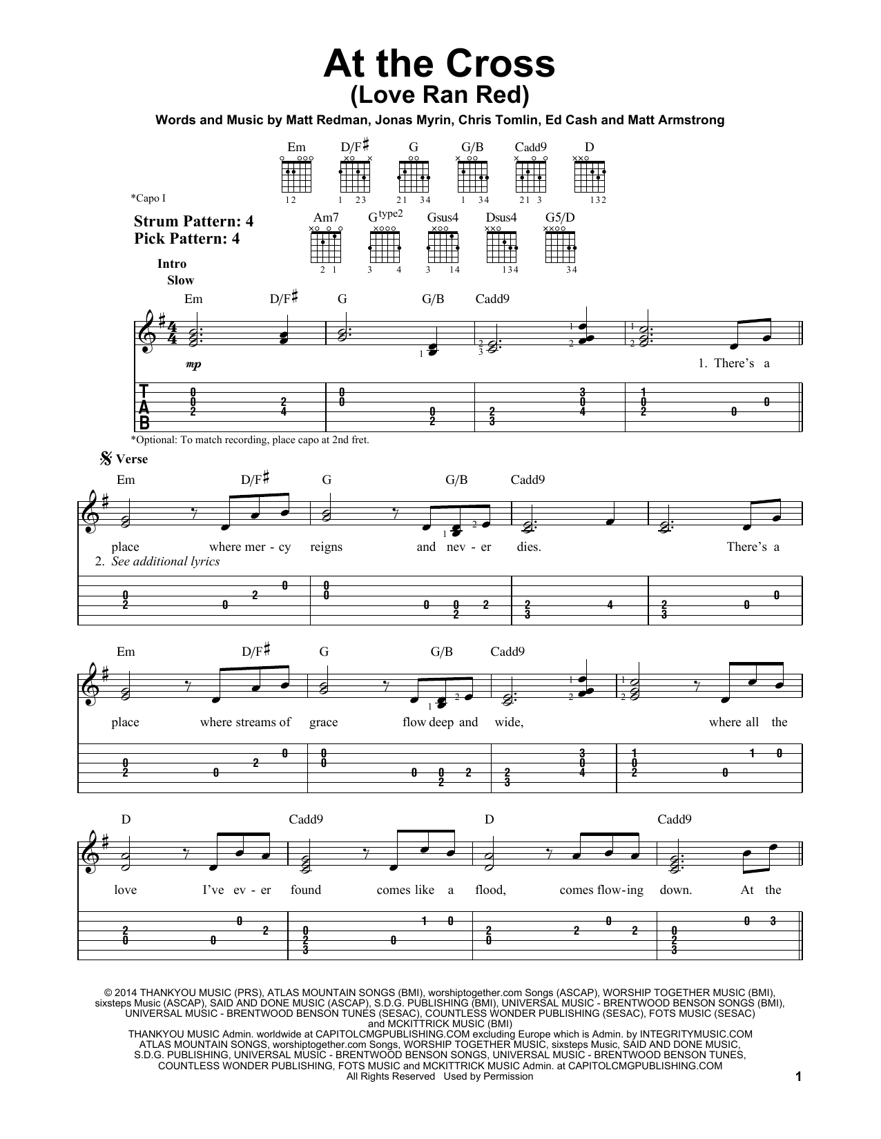 Product gallery: Page 1 of 1 At The Cross (Love Ran Red), Chris Tomlin