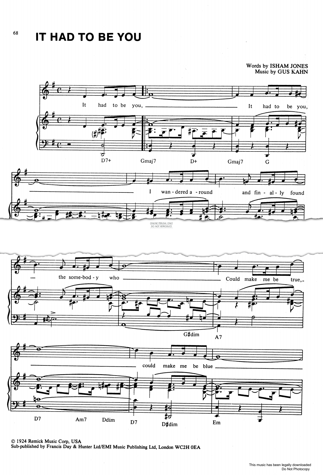 Produktgalerie: Seite 1 von 1 It Had To Be You, Ruth Etting, Gesang, Klavier