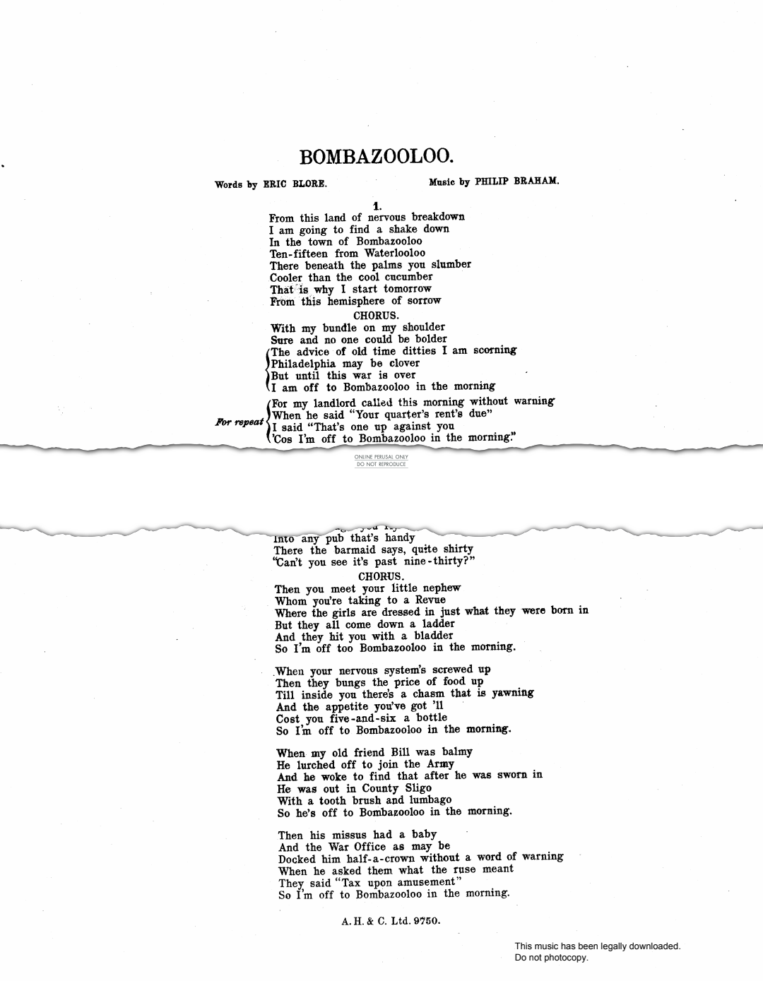 Produktbild zu: Bombazooloo (from 'See-Saw')