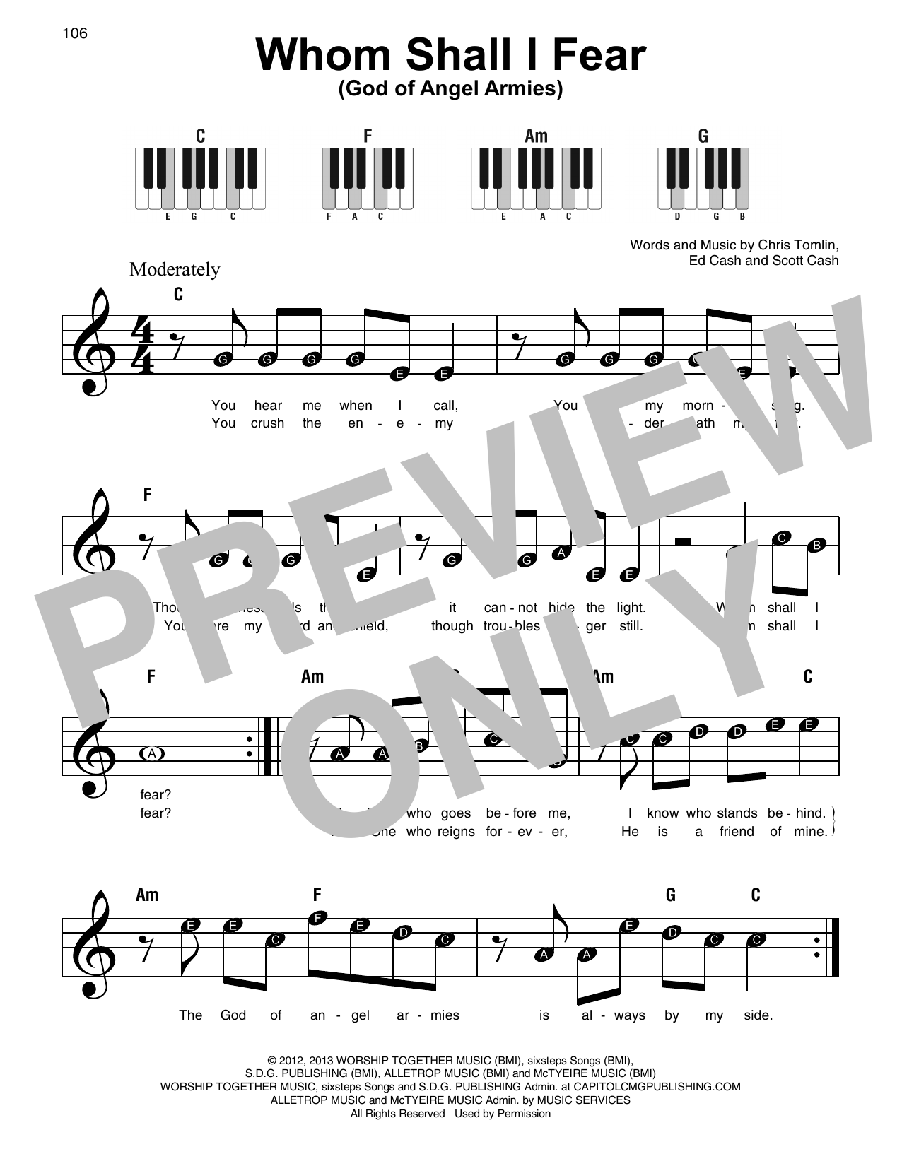Produktbild zu: Whom Shall I Fear (God Of Angel Armies)