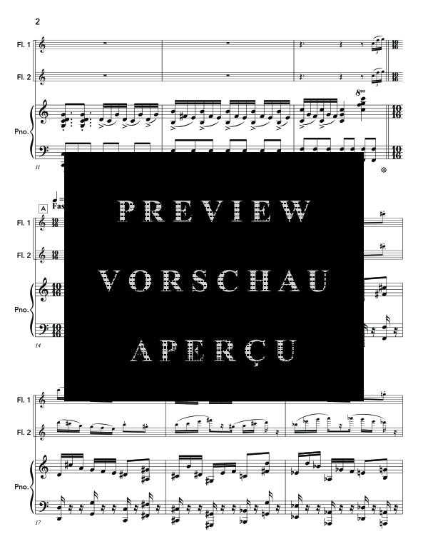 Produktgalerie: Seite 6 von 11 A Ways In..., , (Trio 2x Flöte und Klavier)