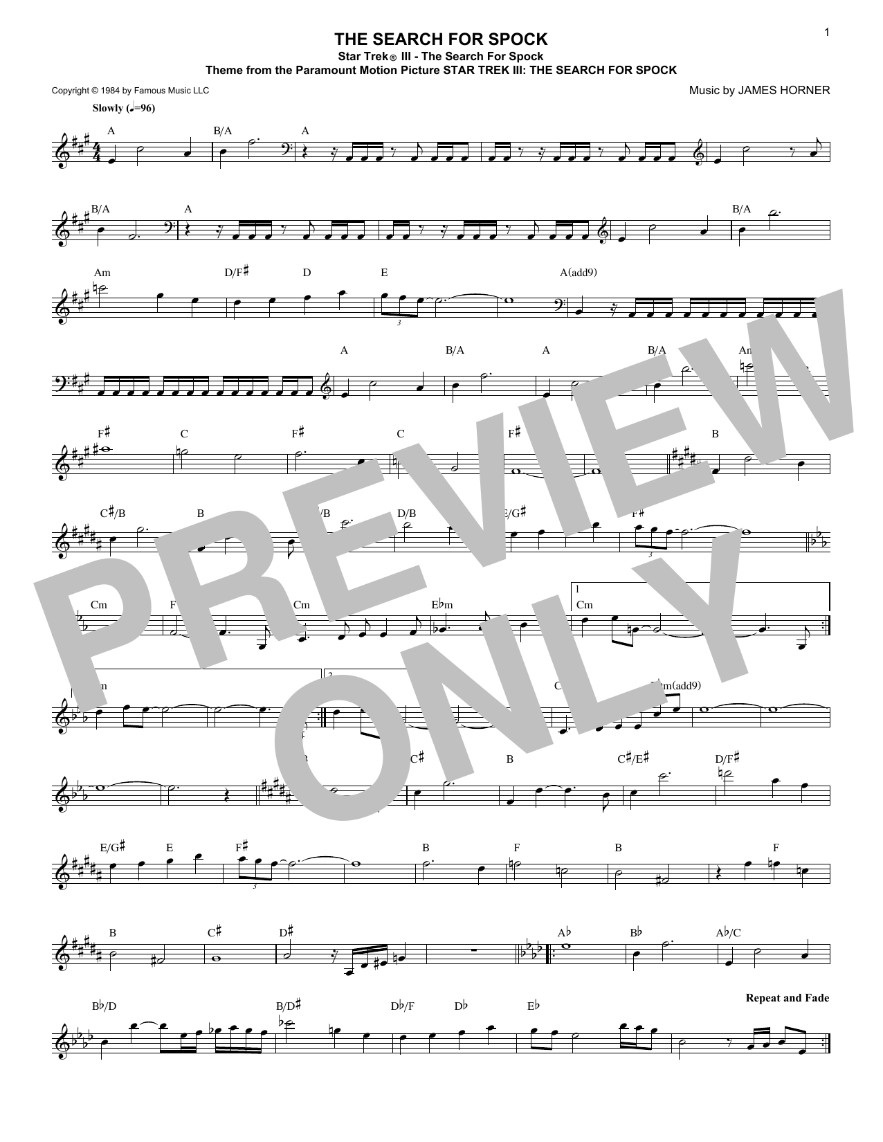 Produktbild zu: Star Trek III - The Search For Spock