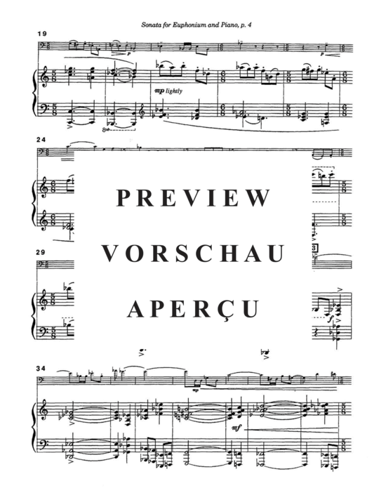Product gallery: Page 4 of 21 Sonata for Euphonium , , (euphonium + piano)