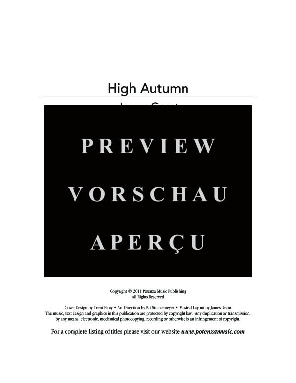 Product gallery: Page 3 of 11 High Autumn, , (clarinet in Bb and piano)