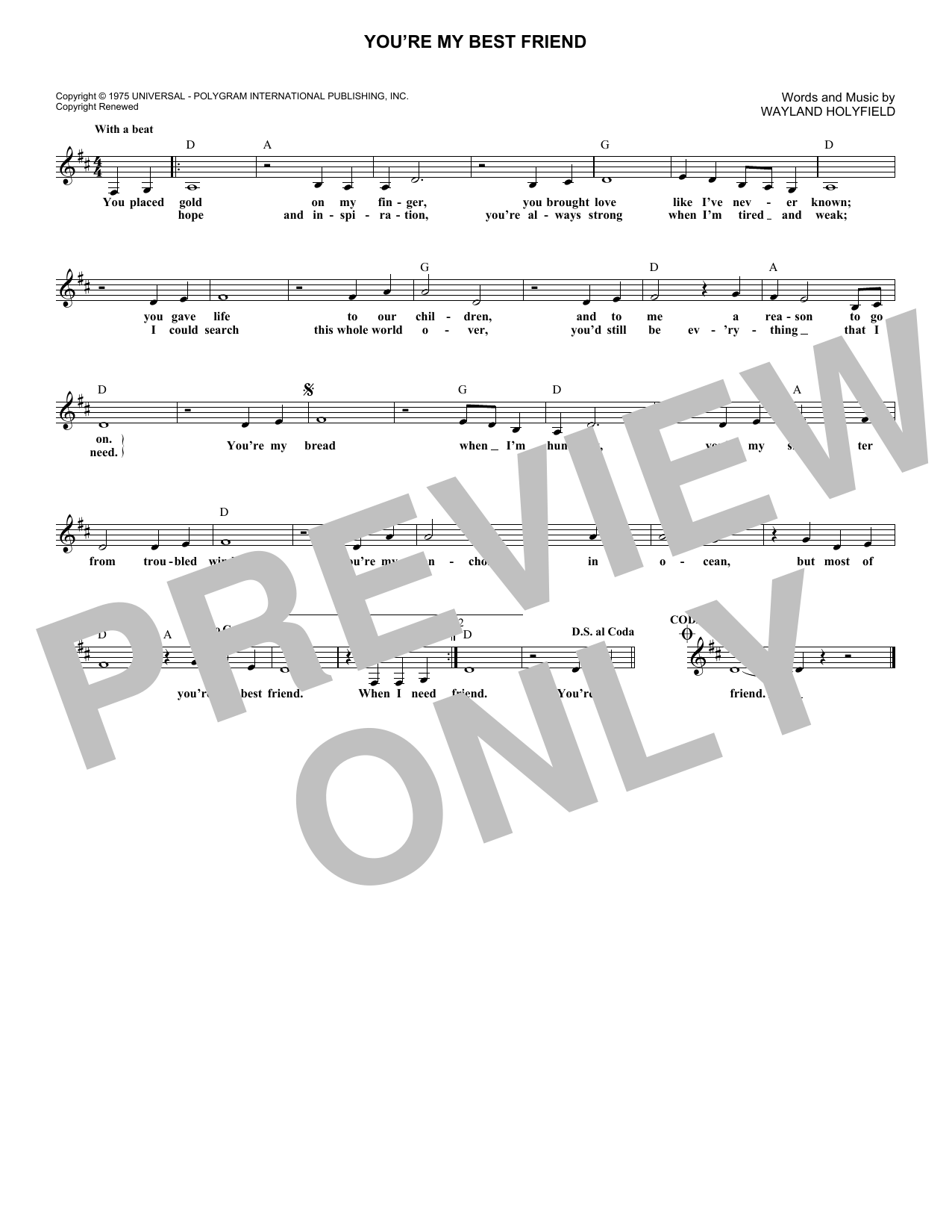 Produktbild zu: You're My Best Friend