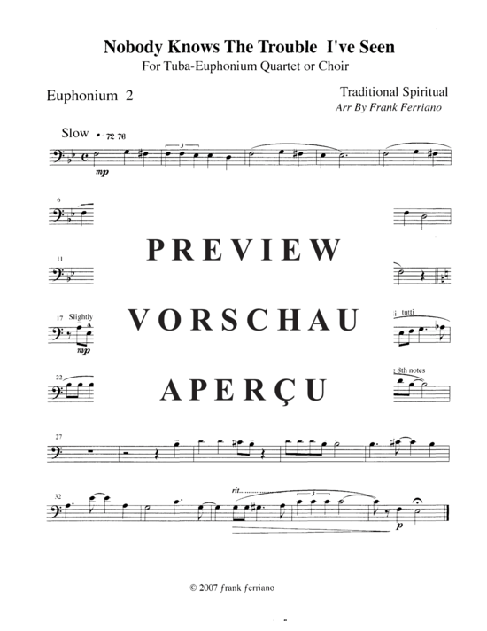 Product gallery: Page 14 of 20 Drei Spirituals , , (Tuba Quartett EETT)