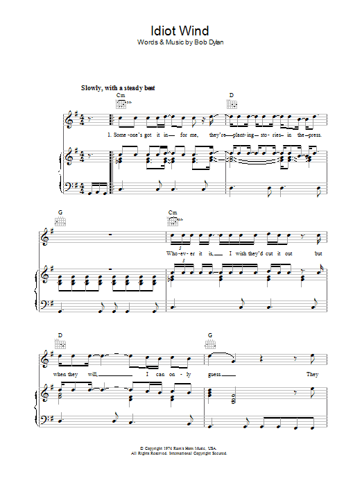 Produktbild zu: Idiot Wind
