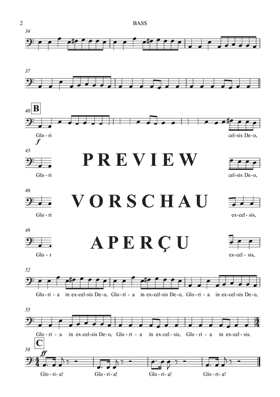 Product gallery: Page 5 of 7 König der letzten Tage - Gloria: Bass, , Voice