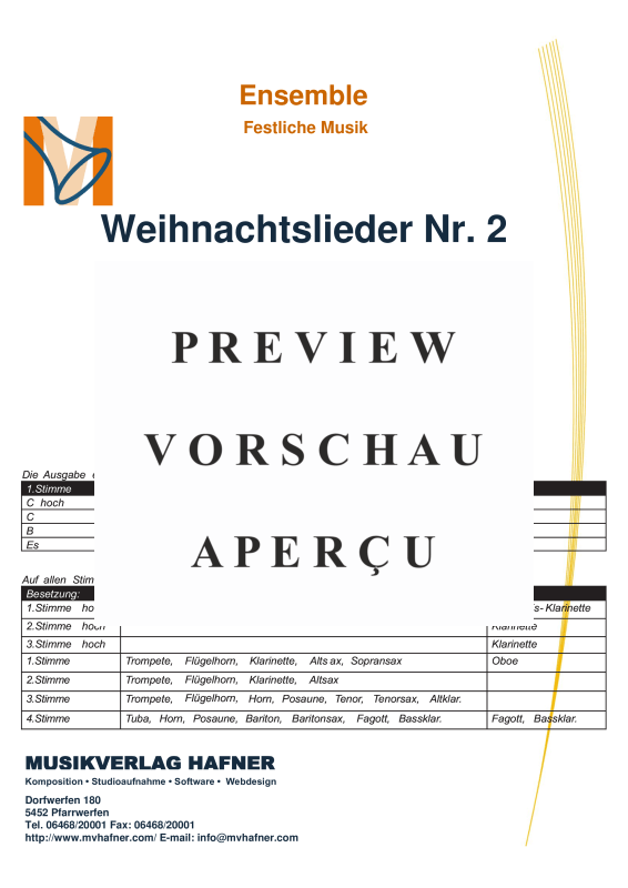 Product gallery: Page 4 of 11 Weihnachtslieder Nr. 2, , (Mixed ensemble)