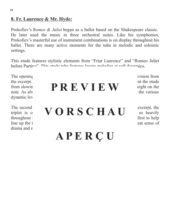 Product gallery: Page 18 of 21 15 Orchestral Etudes for Contrabass Tuba , , (KontrabassTuba Solo)