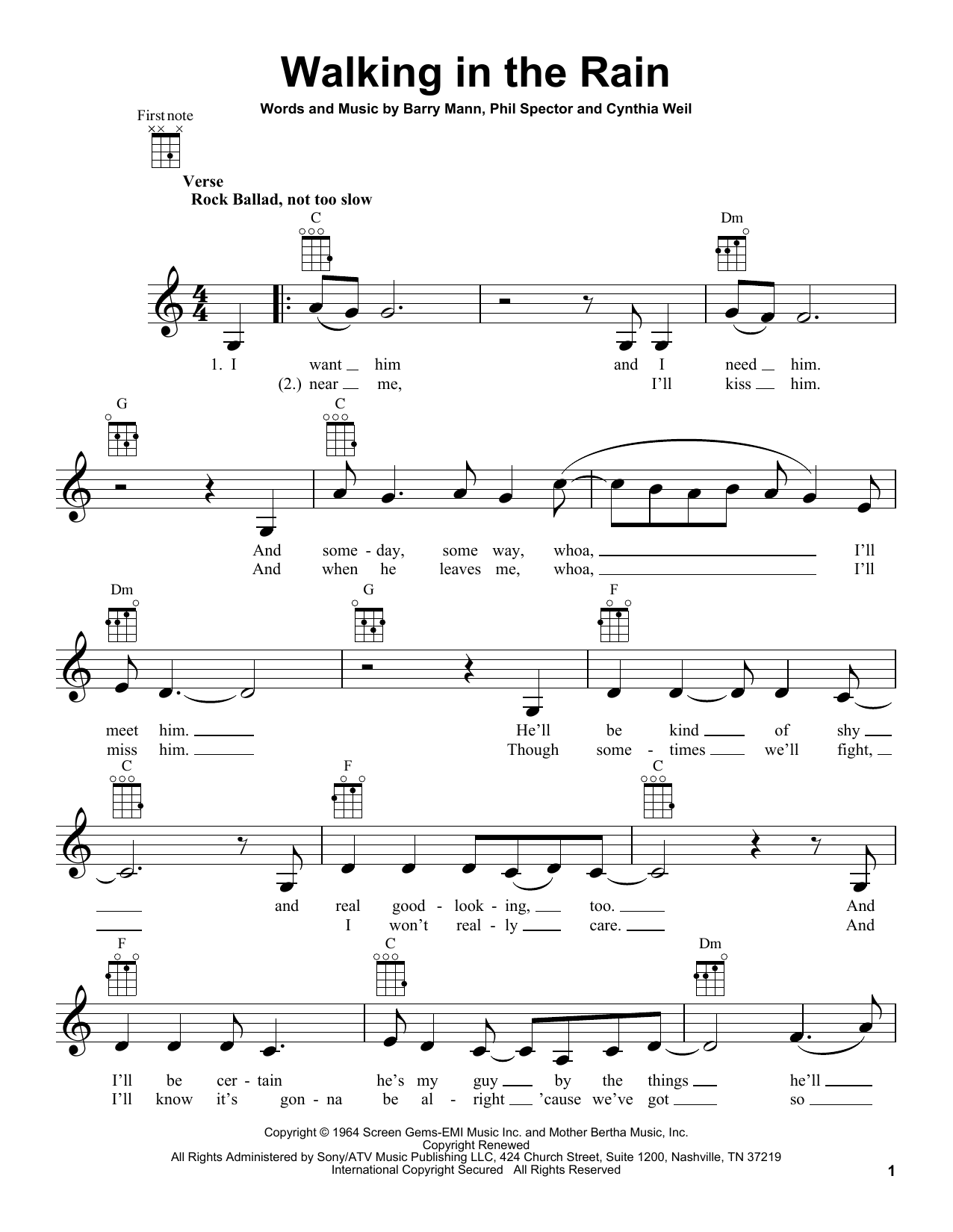 Product gallery: Page 1 of 1 Walking In The Rain, Carole King