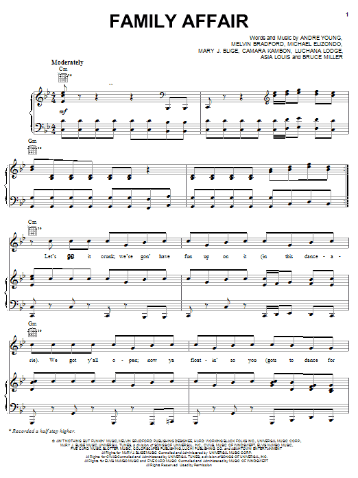 Product picture to:  Family Affair - Mary J. Blige