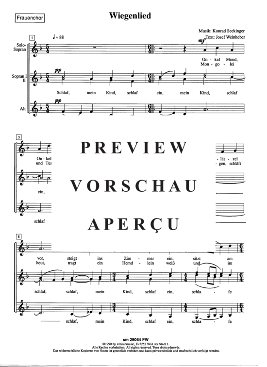 Product gallery: Page 2 of 4 Wiegenlied , , (women's choir)