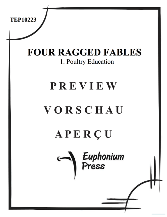 Produktgalerie: Seite 2 von 21 Four Ragged Fables , , (Tuba + Klavier)