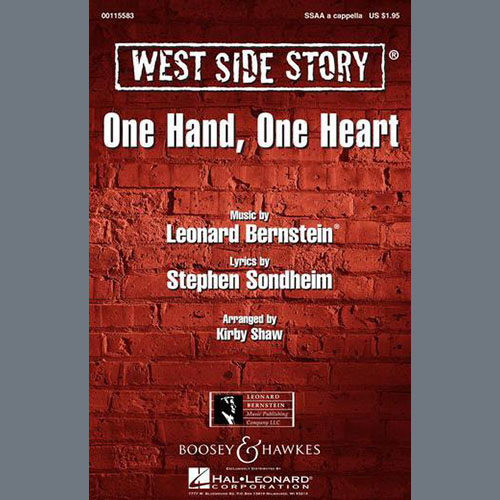 Produktbild zu: One Hand, One Heart (from West Side Story) (arr. Kirby Shaw)