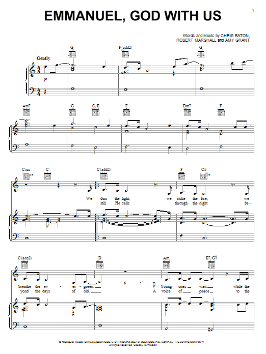 Produktbild zu: Emmanuel, God With Us