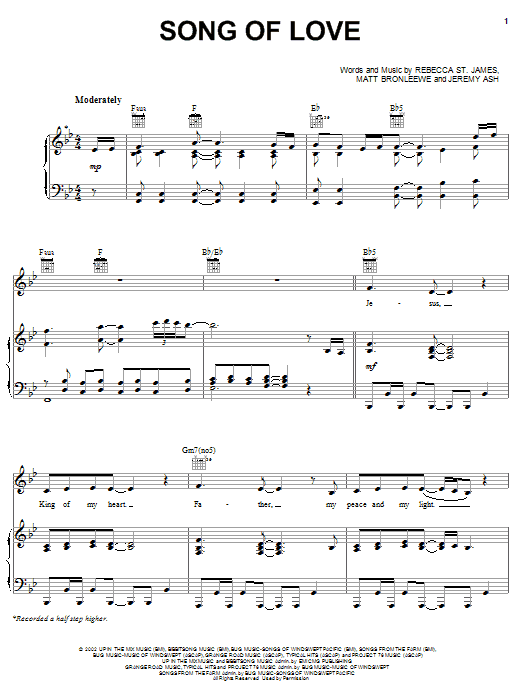 Produktbild zu: Song Of Love