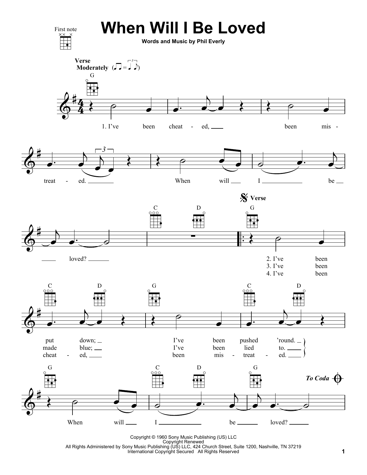Product gallery: Page 1 of 1 When Will I Be Loved, Linda Ronstadt