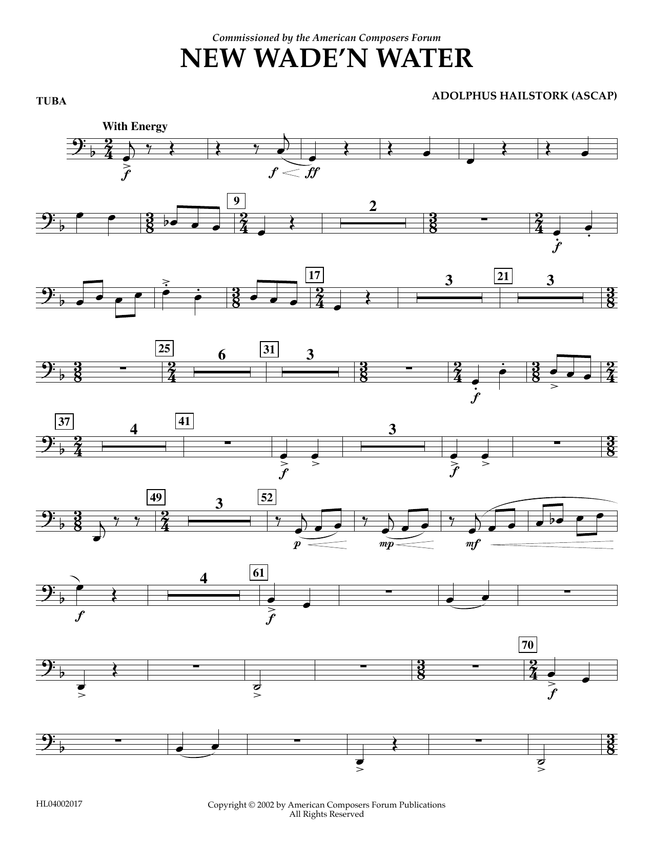 Produktbild zu: New Wade 'n Water - Tuba