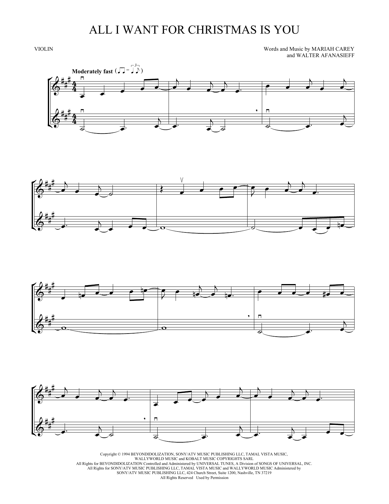Product gallery: Page 1 of 1 All I Want For Christmas Is You, Mariah Carey
