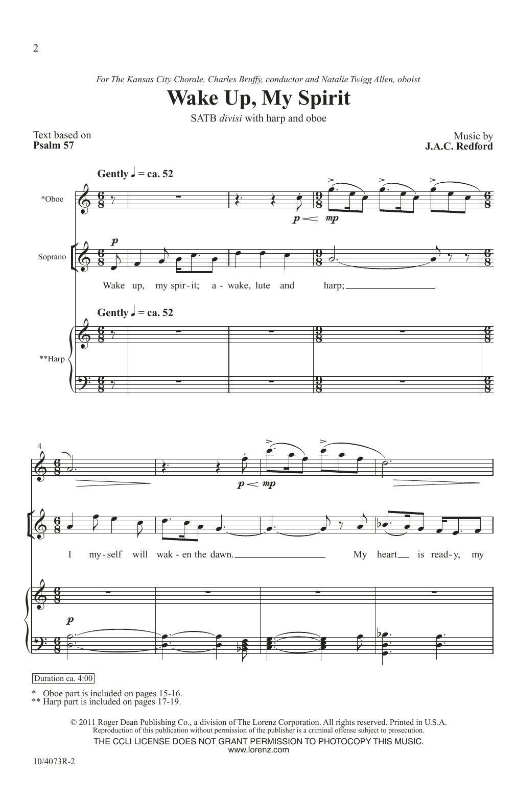 Produktbild zu: Wake Up, My Spirit